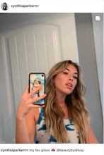 Load image into Gallery viewer, Instagram post of TikToker Cynthia Parker with KD Lip Plumping Amplifier applied.