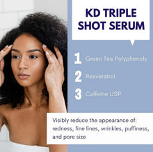 Load image into Gallery viewer, KD Triple Shot Serum Infographic