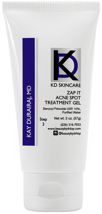 KD Skin Zap It Acne Spot Treatment Gel Bottle 2 oz